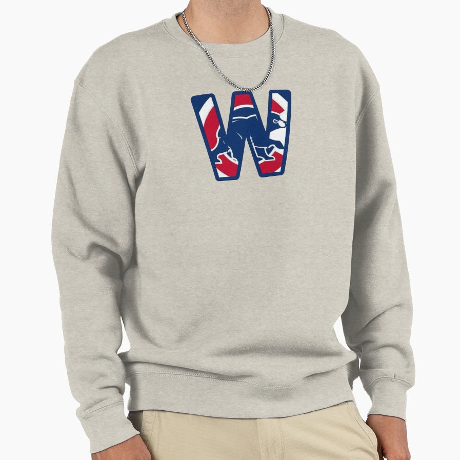 W Blue Bears Sweatshirt - Casual Everyday Wear for Adults - T-Shirt, Sweatshirt, Hoodie