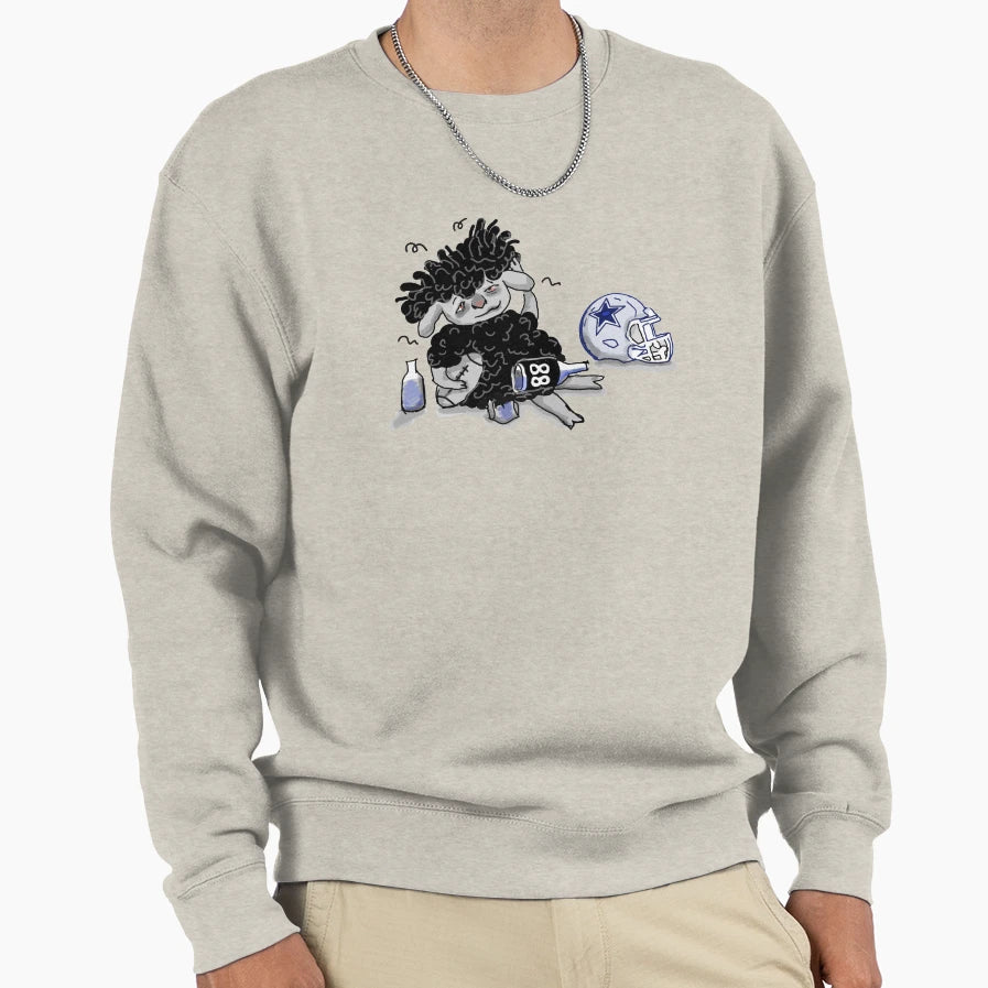 Seedy Lamb Sweatshirt - Minimalist Print Unisex - T-Shirt, Sweatshirt, Hoodie