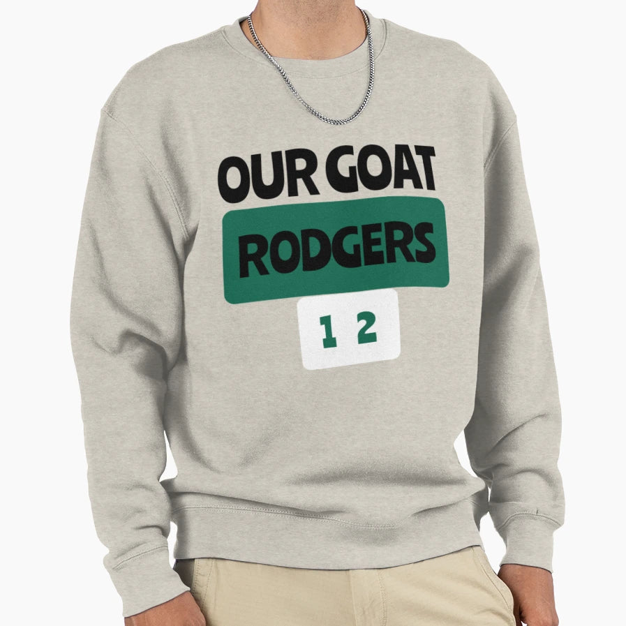 AR Mvp Our Goat Rodgers 12 T-Shirt - Fun Novelty Design for Adults - T-Shirt, Sweatshirt, Hoodie
