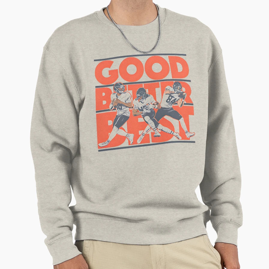 CW Rome Odunze Colston Loveland Good Sweatshirt - Minimalist Print Unisex - T-Shirt, Sweatshirt, Hoodie