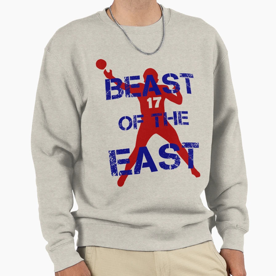 Allen 17 Beast East Sweatshirt - Casual Everyday Wear Men Women - T-Shirt, Sweatshirt, Hoodie