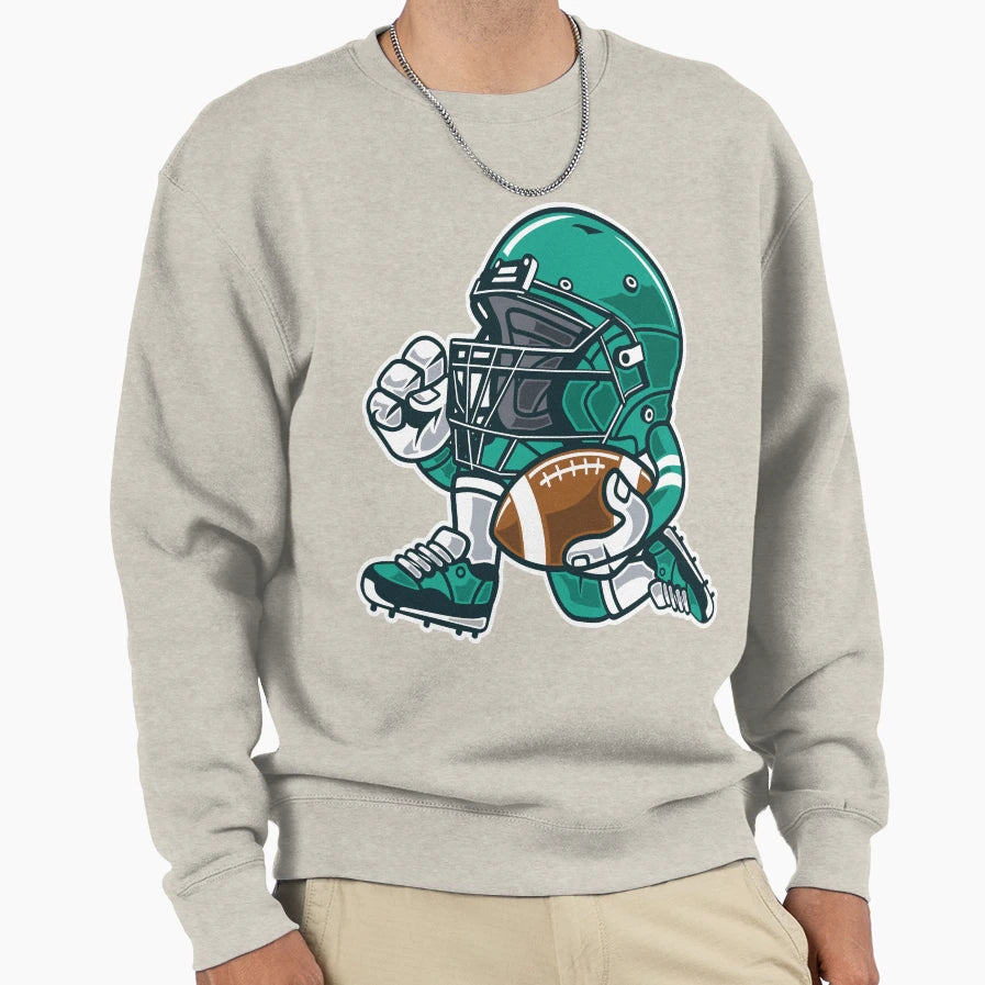 Football Player Sweatshirt - Custom Art Print Unisex - T-Shirt, Sweatshirt, Hoodie