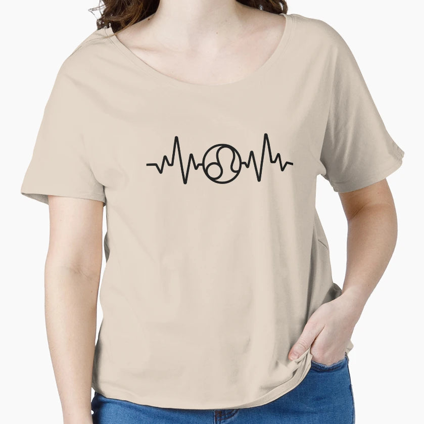 Heartbeat Tattoos Leo Heartbeat Tattoo T-Shirt - Aesthetic Graphic Unisex - T-Shirt, Sweatshirt, Hoodie