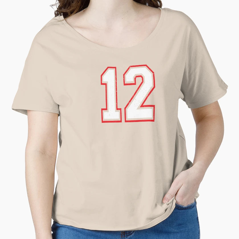 Number 12 T-Shirt - Custom Art Print Men Women - T-Shirt, Sweatshirt, Hoodie