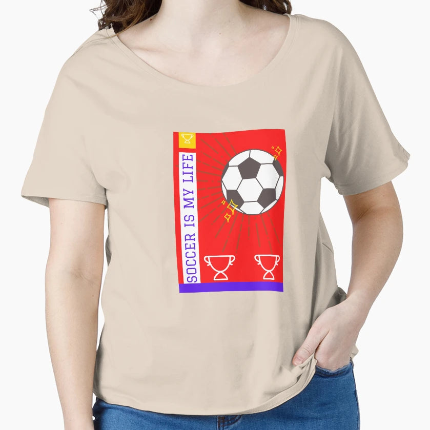 Soccer Is My Life T-Shirt - Unique Graphic for Adults - T-Shirt, Sweatshirt, Hoodie