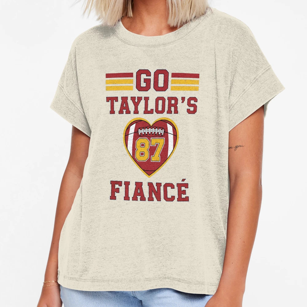Go Taylors Fiance Pop Star Engagement T-Shirt - Unique Graphic Men Women - T-Shirt, Sweatshirt, Hoodie