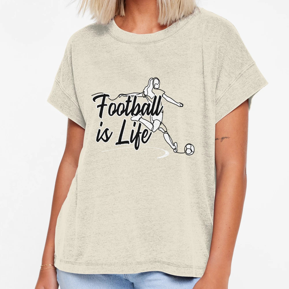 Football Is Life T-Shirt - Custom Art Print Unisex - T-Shirt, Sweatshirt, Hoodie