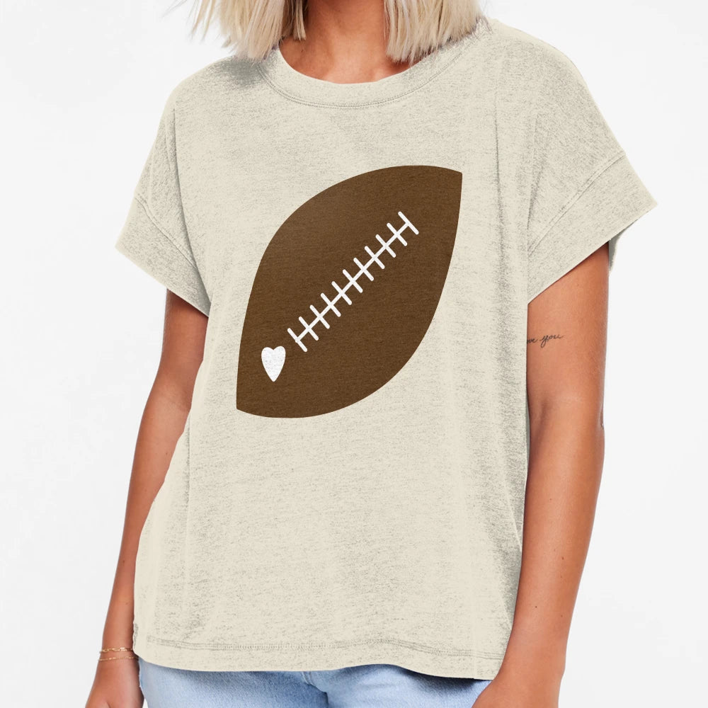 Football Love T-Shirt - Custom Art Print Unisex - T-Shirt, Sweatshirt, Hoodie