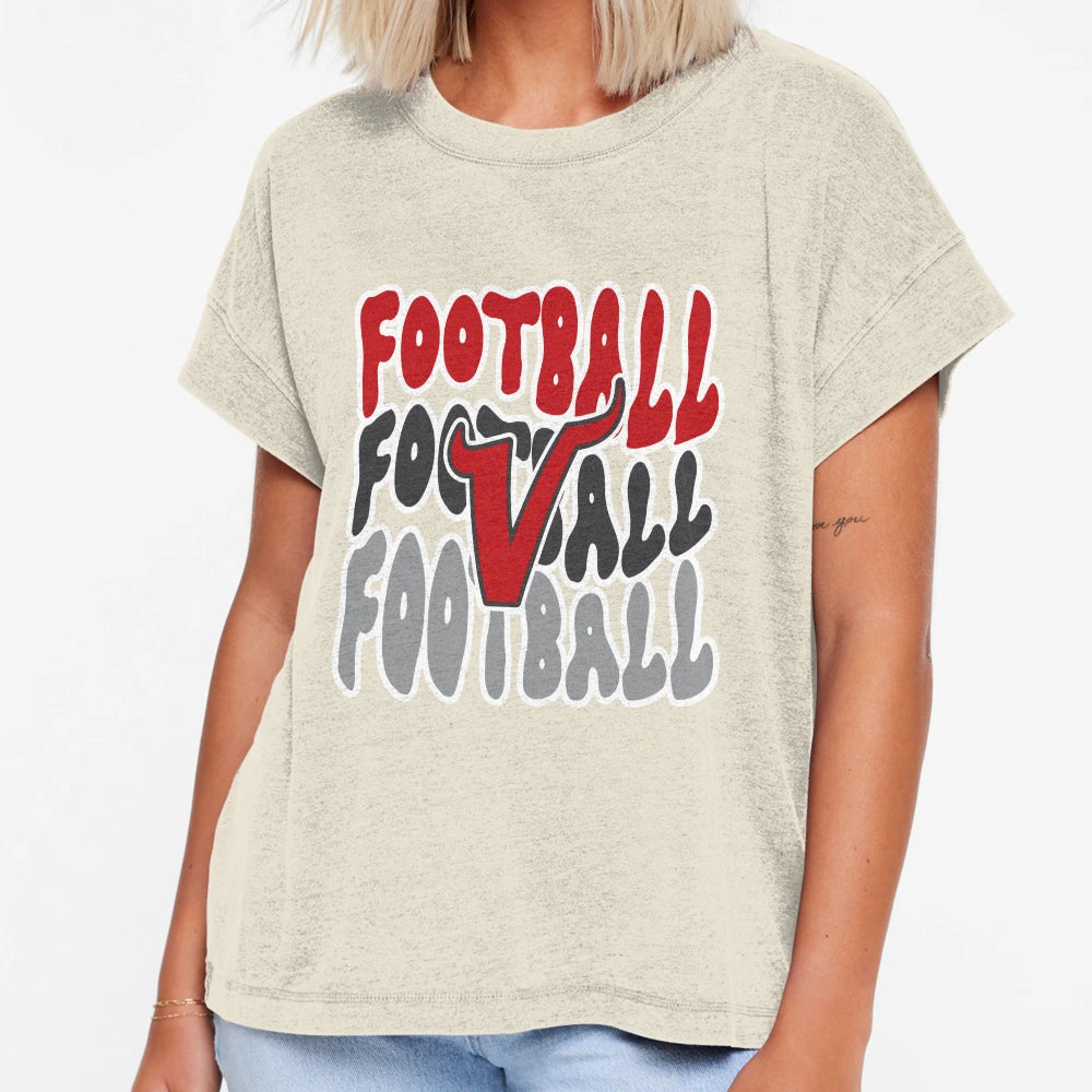 Football X3 Vikings T-Shirt - Minimalist Print Unisex - T-Shirt, Sweatshirt, Hoodie