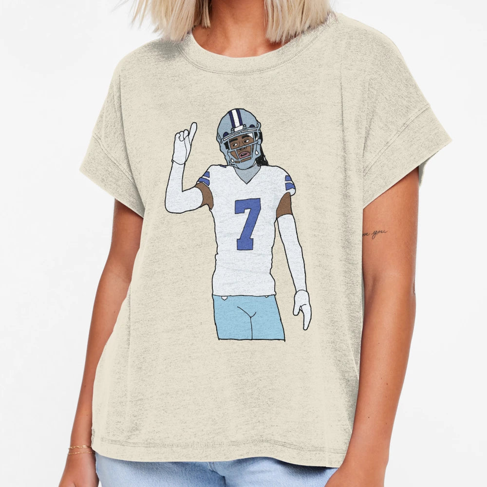 Fan Art Trevon Dallas Football T-Shirt - Minimalist Print for Adults - T-Shirt, Sweatshirt, Hoodie