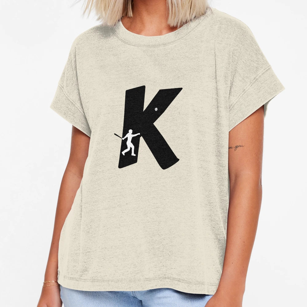 Personalized Baseball Initial K T-Shirt - Streetwear Style Unisex - T-Shirt, Sweatshirt, Hoodie