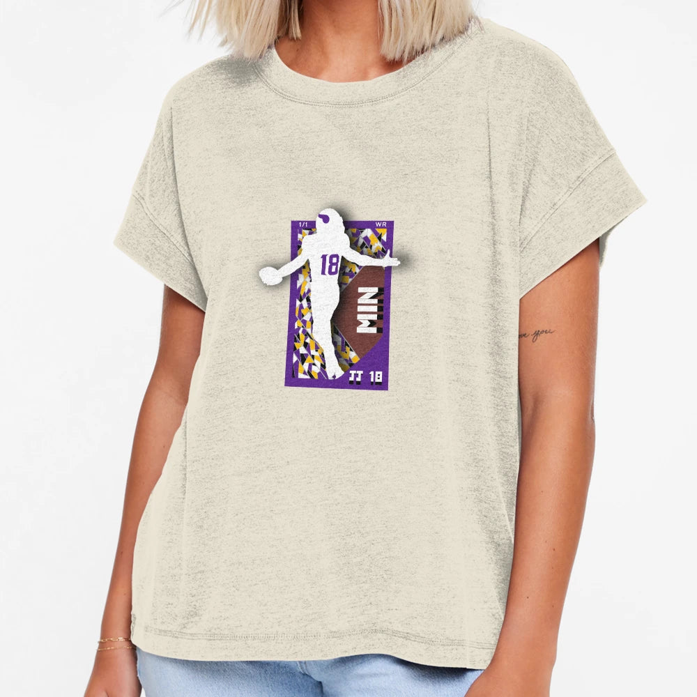Jjettas Sports Card T-Shirt - Minimalist Print for Adults - T-Shirt, Sweatshirt, Hoodie