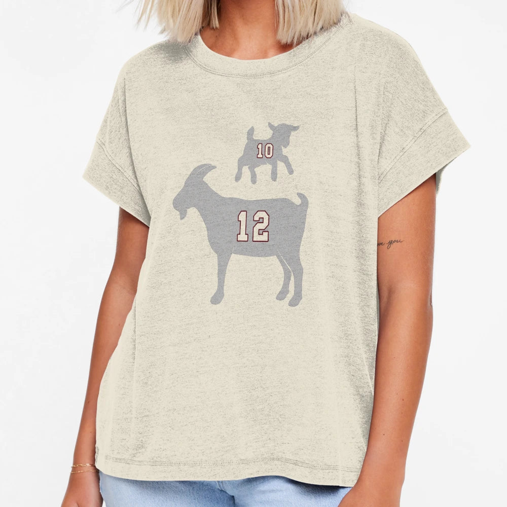 Goat Leaping Toward Greatness T-Shirt - Graphic Print Men Women - T-Shirt, Sweatshirt, Hoodie