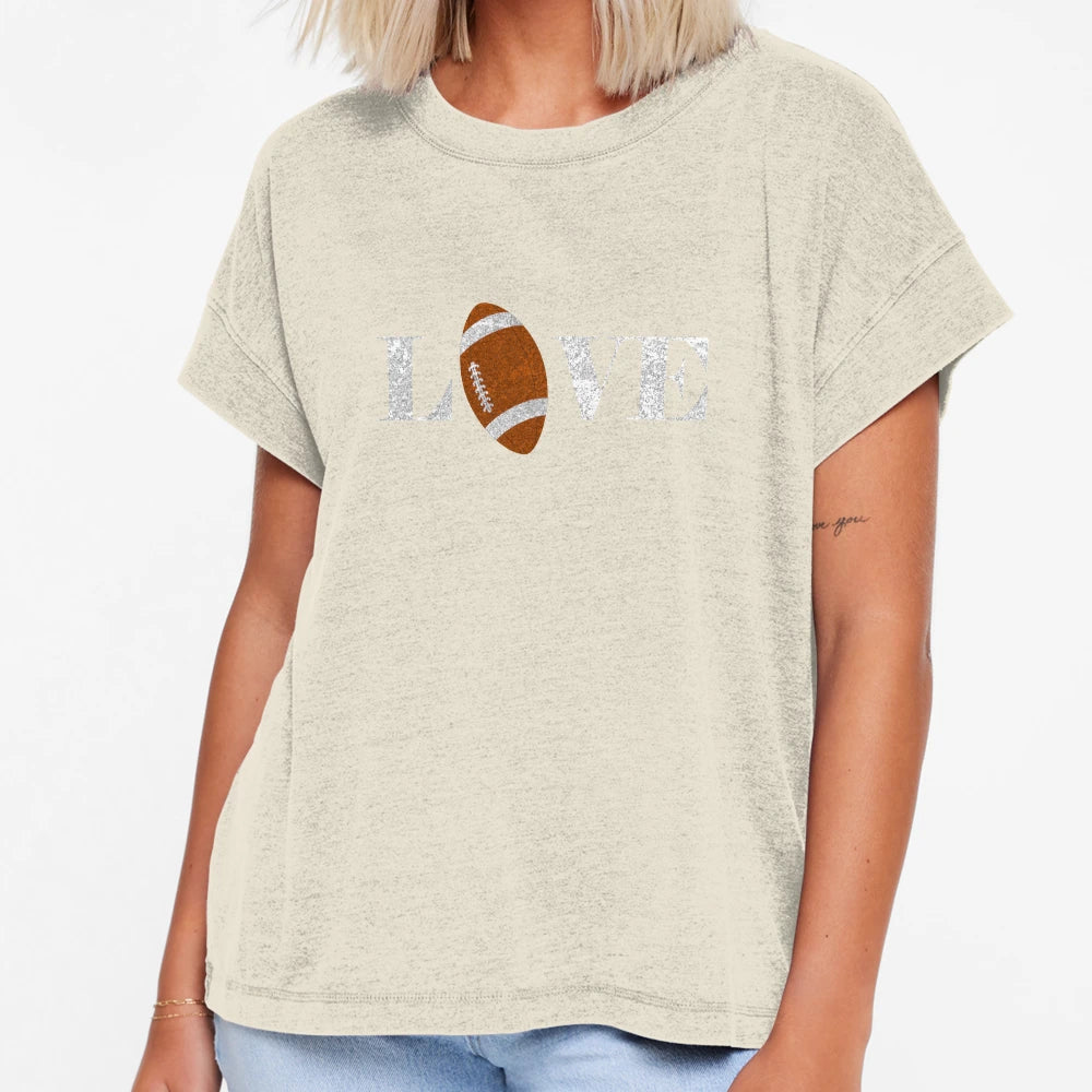 Love Football Player Fan Parent T-Shirt - Unique Graphic for Adults - T-Shirt, Sweatshirt, Hoodie