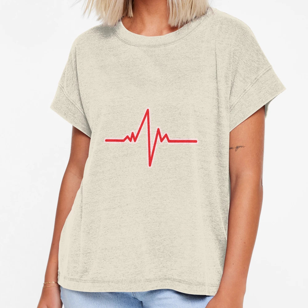 Heartbeat T-Shirt - Fun Novelty Design for Adults - T-Shirt, Sweatshirt, Hoodie
