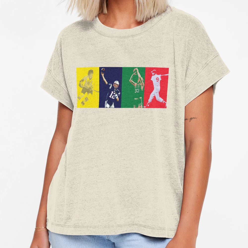 Boston Mount Rushmore T-Shirt - Aesthetic Graphic Men Women - T-Shirt, Sweatshirt, Hoodie