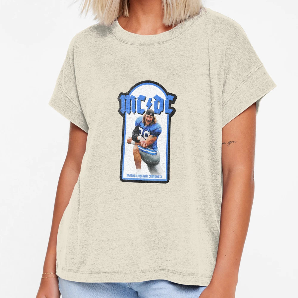 Detroit Lions Mc Dc Dan Campbell T-Shirt - Novelty Apparel Unisex - T-Shirt, Sweatshirt, Hoodie