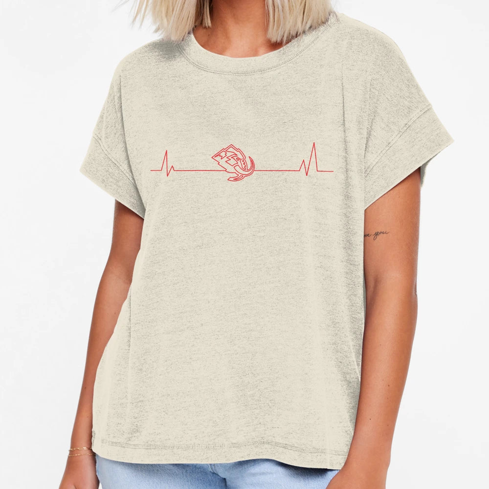 Utah Hockey Heartbeat Pulse T-Shirt - Casual Everyday Wear for Adults - T-Shirt, Sweatshirt, Hoodie