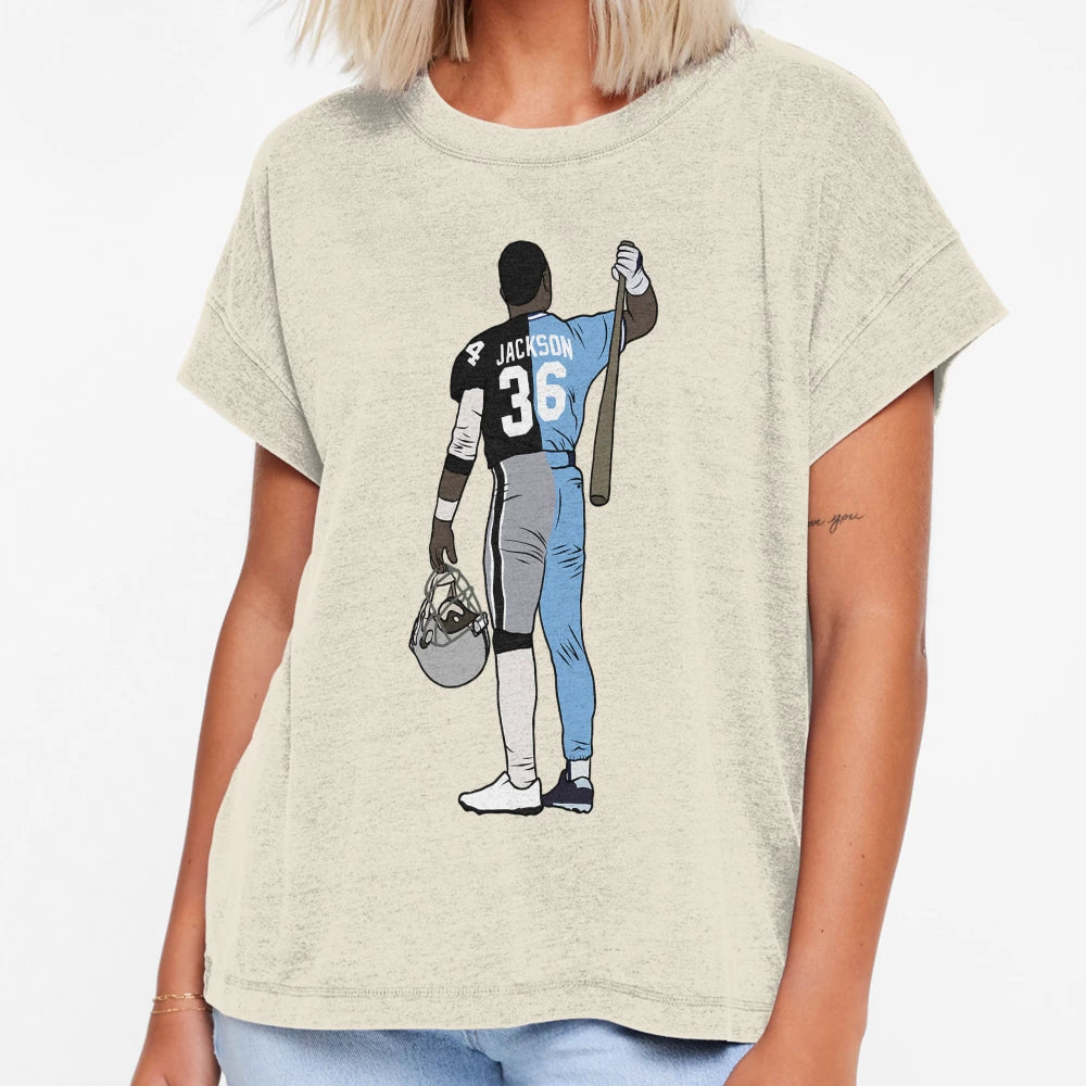 Bo Jackson Two Sport Athlete T-Shirt - Streetwear Style Men Women - T-Shirt, Sweatshirt, Hoodie