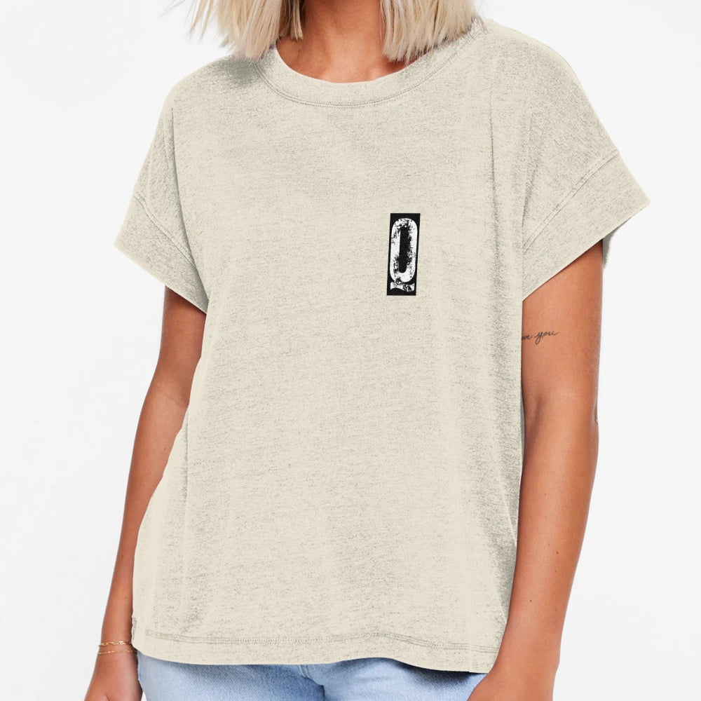 Magazine Cut Out Q T-Shirt - Custom Art Print Men Women - T-Shirt, Sweatshirt, Hoodie