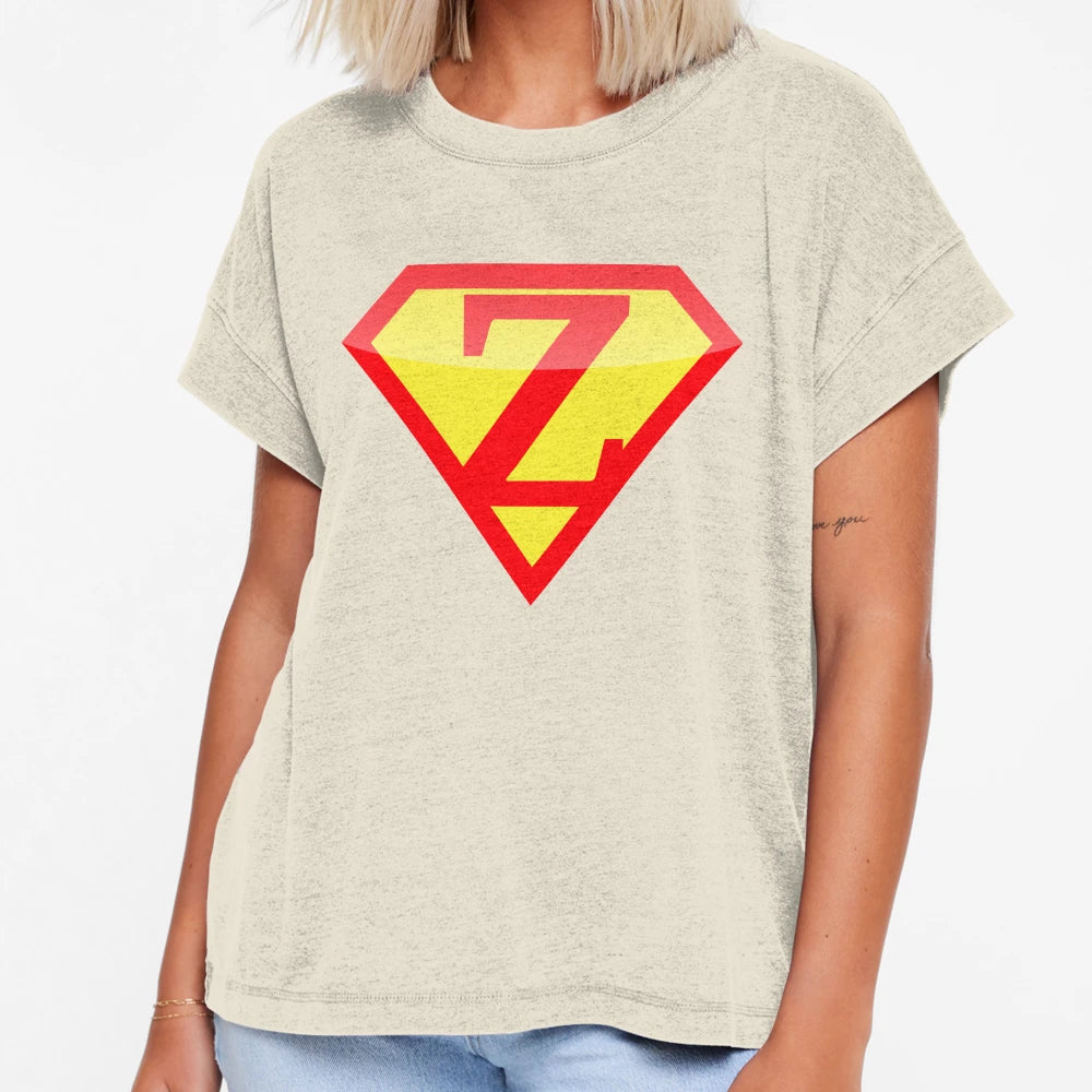Superhero Symbol Letter Z Logo T-Shirt - Casual Everyday Wear Unisex - T-Shirt, Sweatshirt, Hoodie
