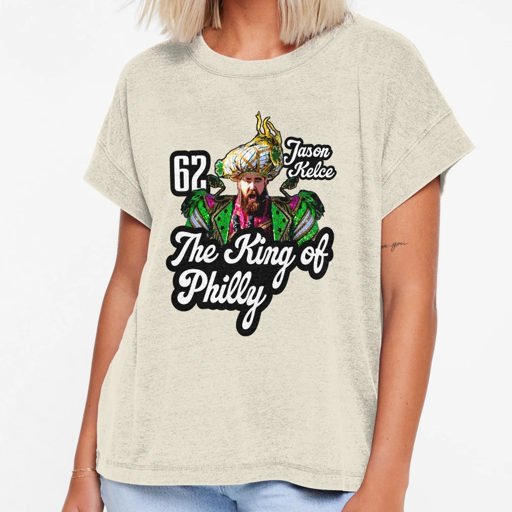 JK King Philly T-Shirt - Unique Graphic Unisex - T-Shirt, Sweatshirt, Hoodie
