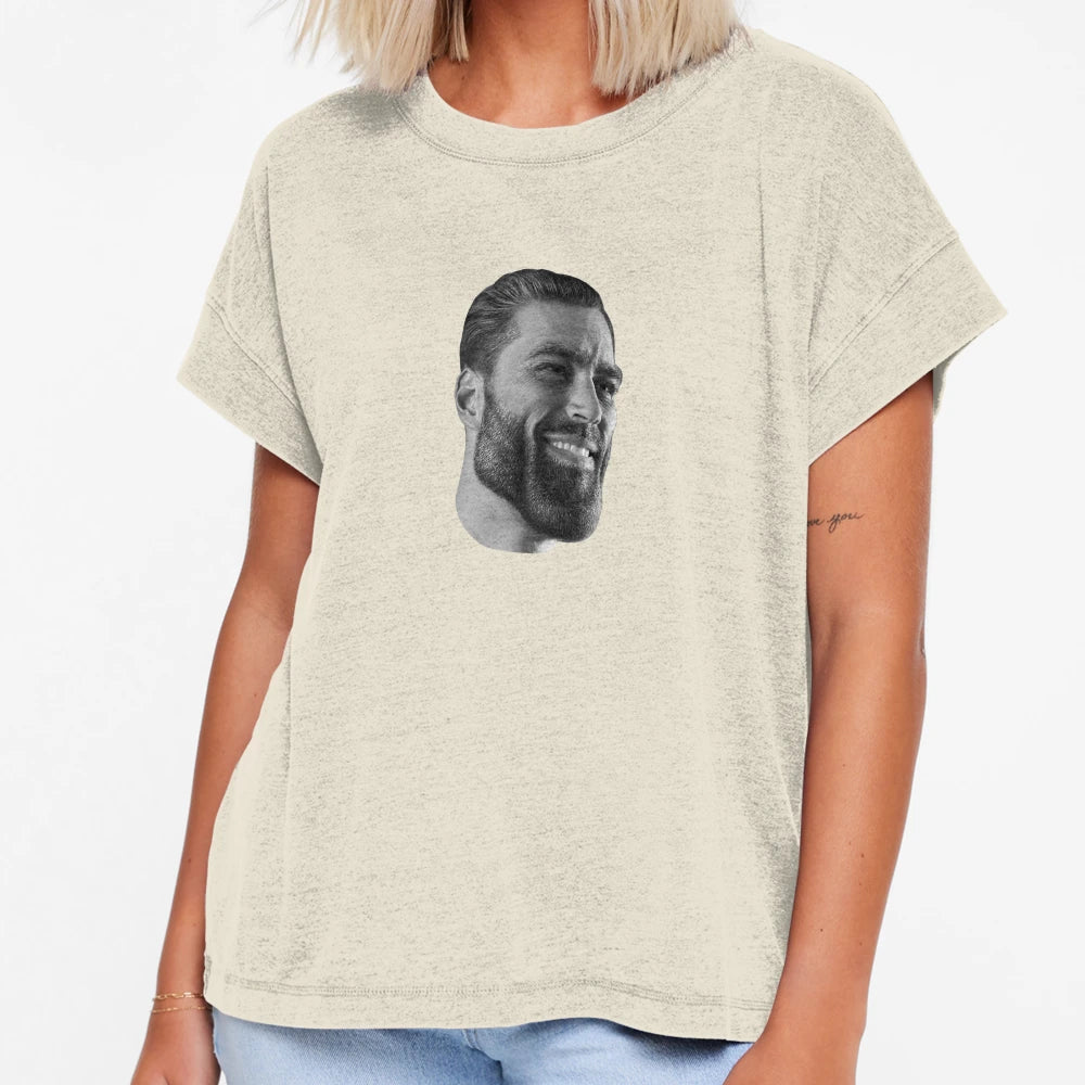 Gigachad Meme T-Shirt - Minimalist Print Men Women - T-Shirt, Sweatshirt, Hoodie