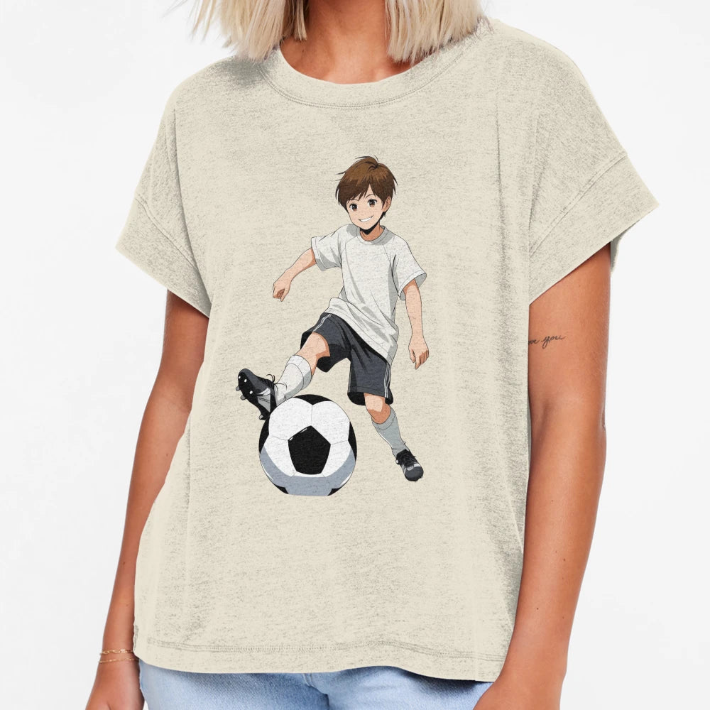 Anime Football Motivational Sports Art T-Shirt - Trendy Graphic Unisex - T-Shirt, Sweatshirt, Hoodie