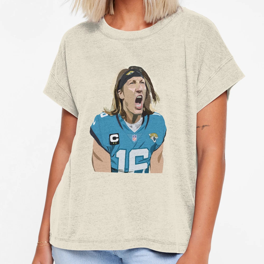 Trevor Lawrence Stats 16 T-Shirt - Novelty Apparel Unisex - T-Shirt, Sweatshirt, Hoodie