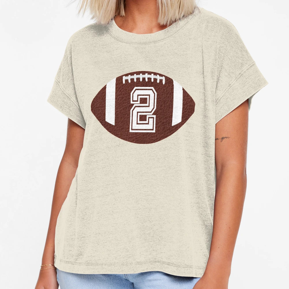 American Football Jersey No 2 Back T-Shirt - Aesthetic Graphic Unisex - T-Shirt, Sweatshirt, Hoodie