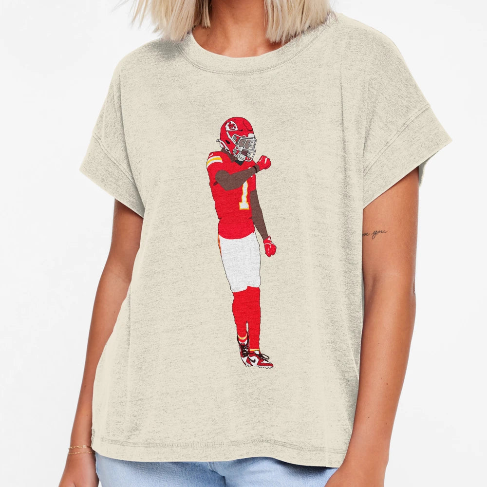 Xavier Worthy Touchdown T-Shirt - Fun Novelty Design for Adults - T-Shirt, Sweatshirt, Hoodie