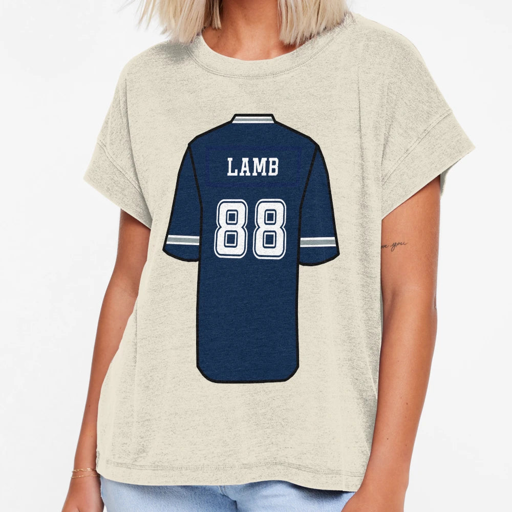 Lamb Jersey T-Shirt - Graphic Print Unisex - T-Shirt, Sweatshirt, Hoodie