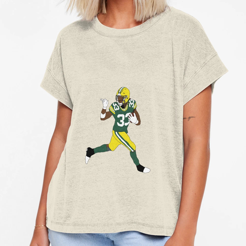 Green Bay Packers Aaron Jones T-Shirt - Minimalist Print for Adults - T-Shirt, Sweatshirt, Hoodie