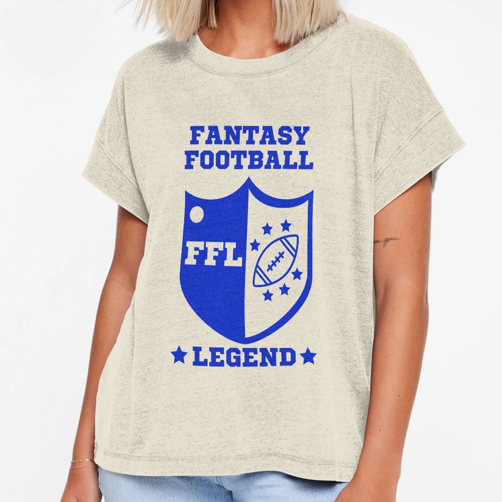 Fantasy Football Legend Blue T-Shirt - Trendy Graphic Men Women - T-Shirt, Sweatshirt, Hoodie