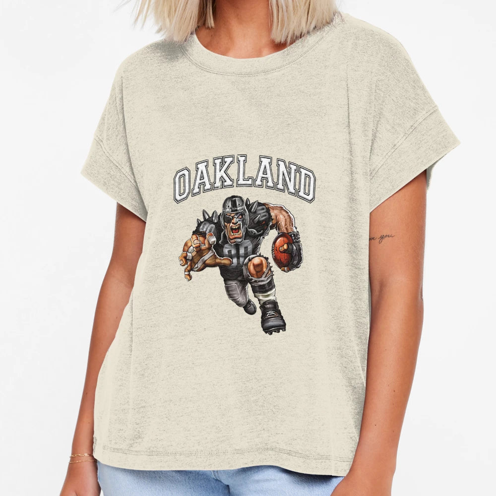 Oakland Football T-Shirt - Minimalist Print Men Women - T-Shirt, Sweatshirt, Hoodie