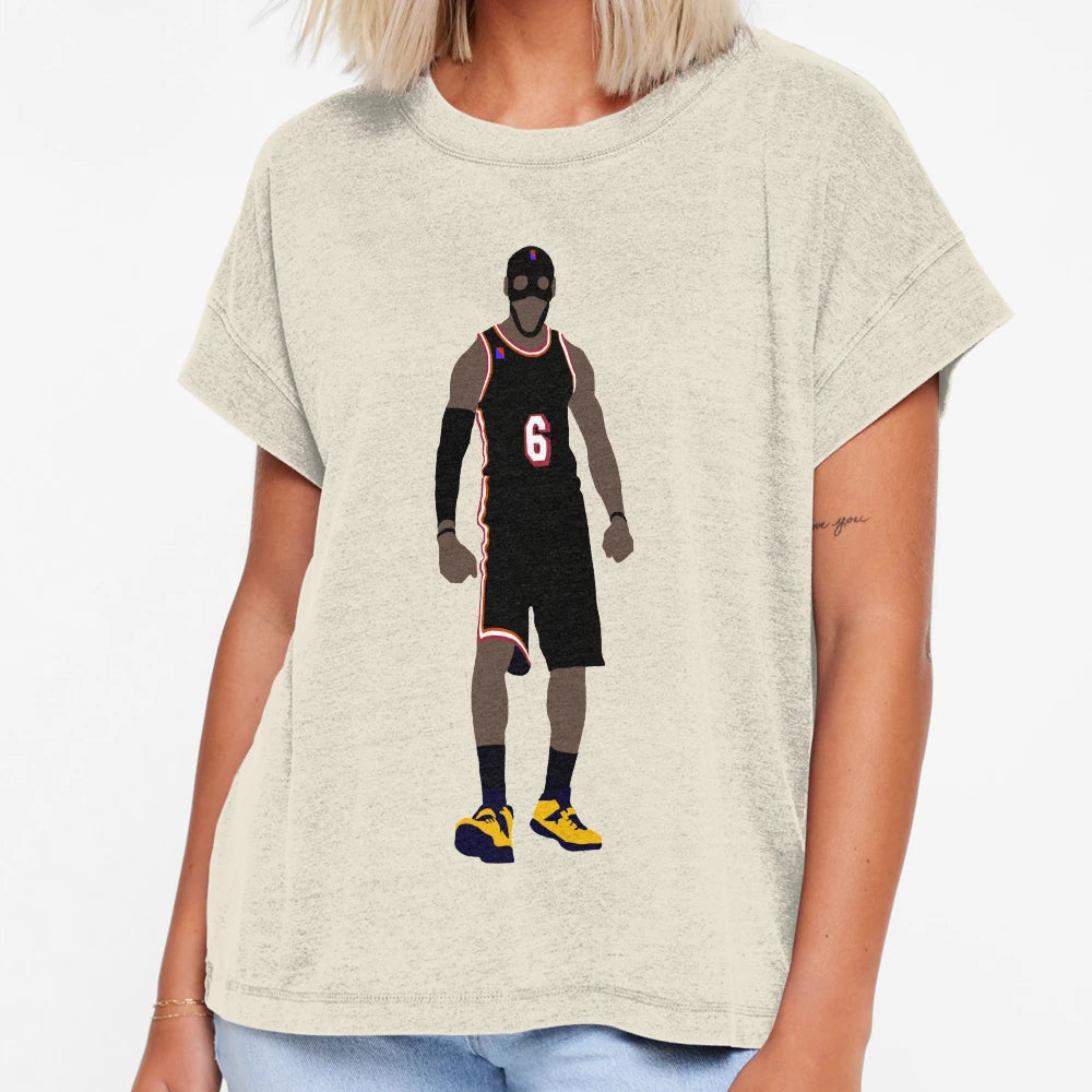 Masked Lebron T-Shirt - Custom Art Print for Adults - T-Shirt, Sweatshirt, Hoodie
