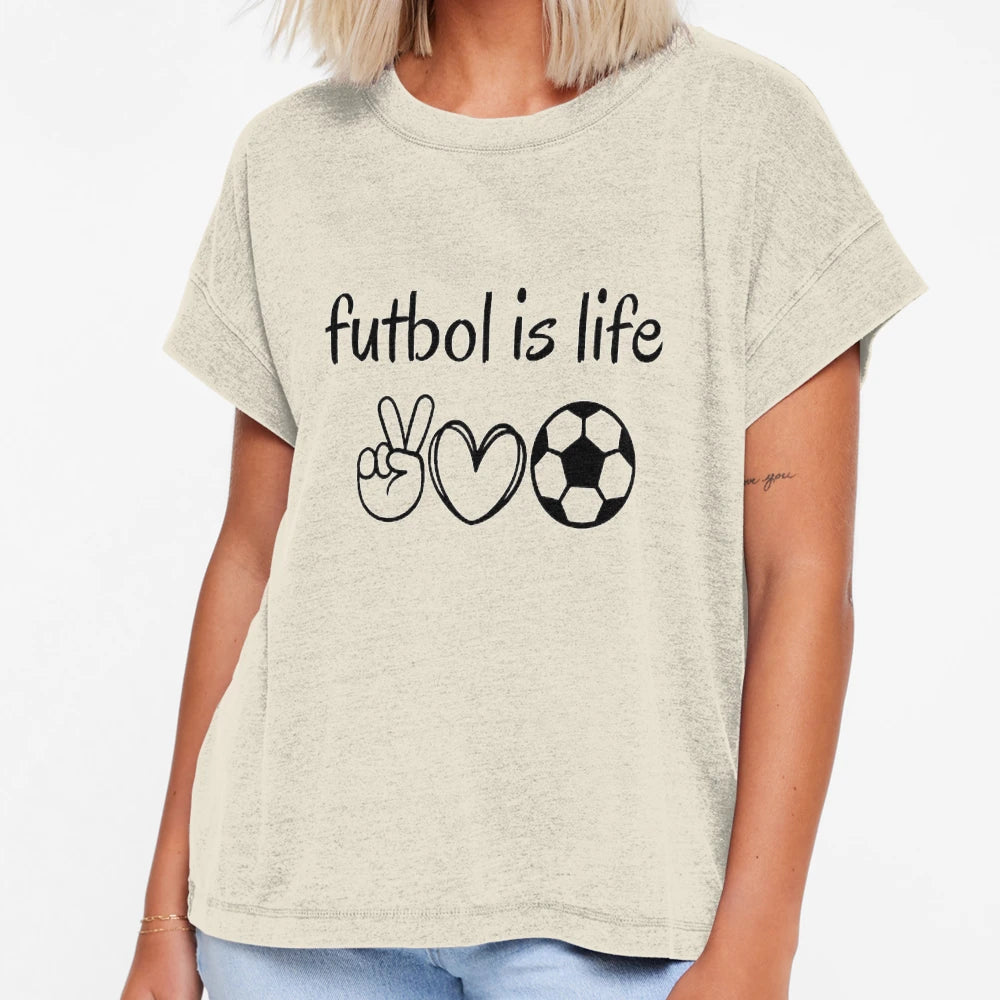 Futbol Is Life 6 T-Shirt - Streetwear Style for Adults - T-Shirt, Sweatshirt, Hoodie