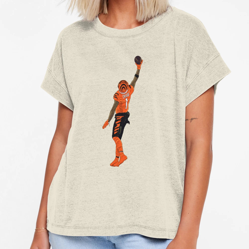 Jamarr Chase One Handed Catch T-Shirt - Trendy Graphic Unisex - T-Shirt, Sweatshirt, Hoodie