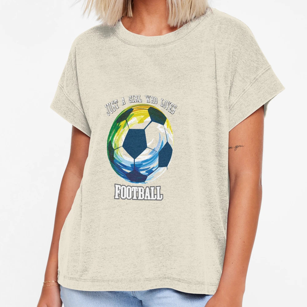 Copy Just Who Loves Football T-Shirt - Custom Art Print for Adults - T-Shirt, Sweatshirt, Hoodie