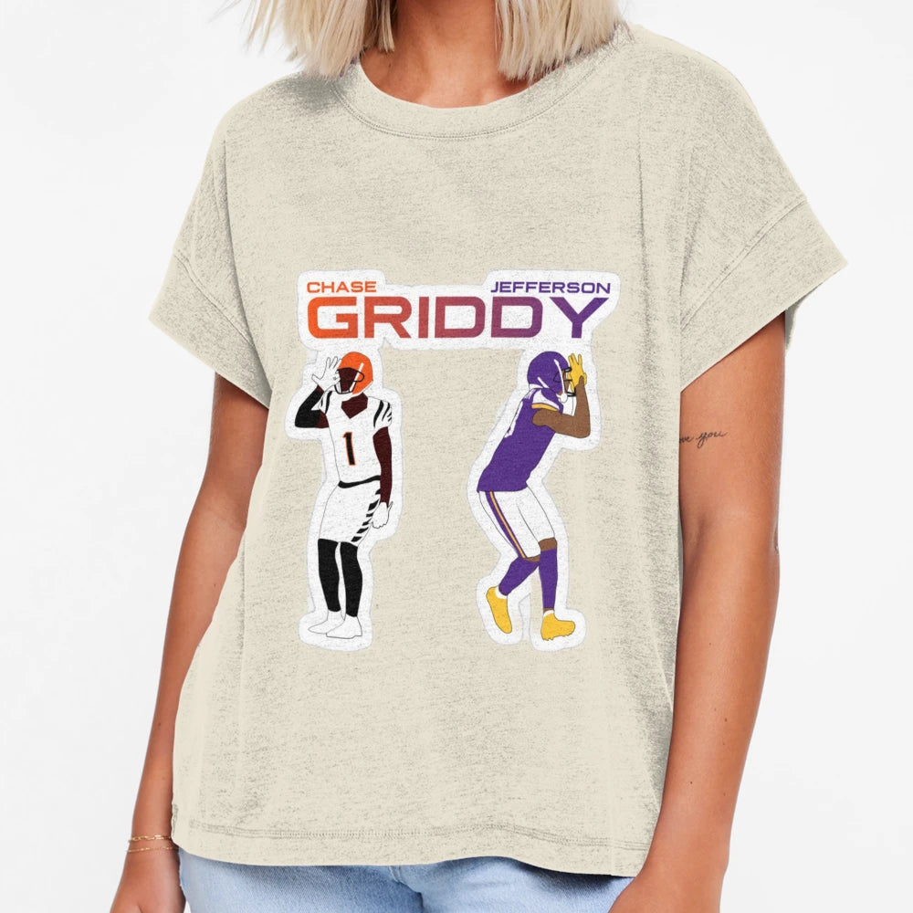 Griddy Duo T-Shirt - Aesthetic Graphic Men Women - T-Shirt, Sweatshirt, Hoodie