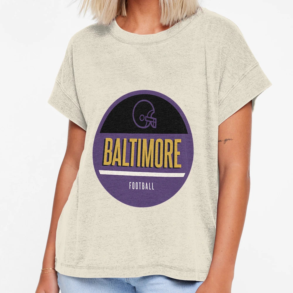 Baltimore Football T-Shirt - Aesthetic Graphic for Adults - T-Shirt, Sweatshirt, Hoodie