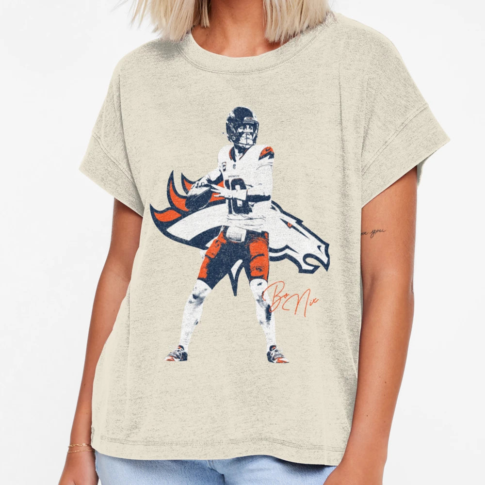 Bo Nix Variant T-Shirt - Graphic Print for Adults - T-Shirt, Sweatshirt, Hoodie