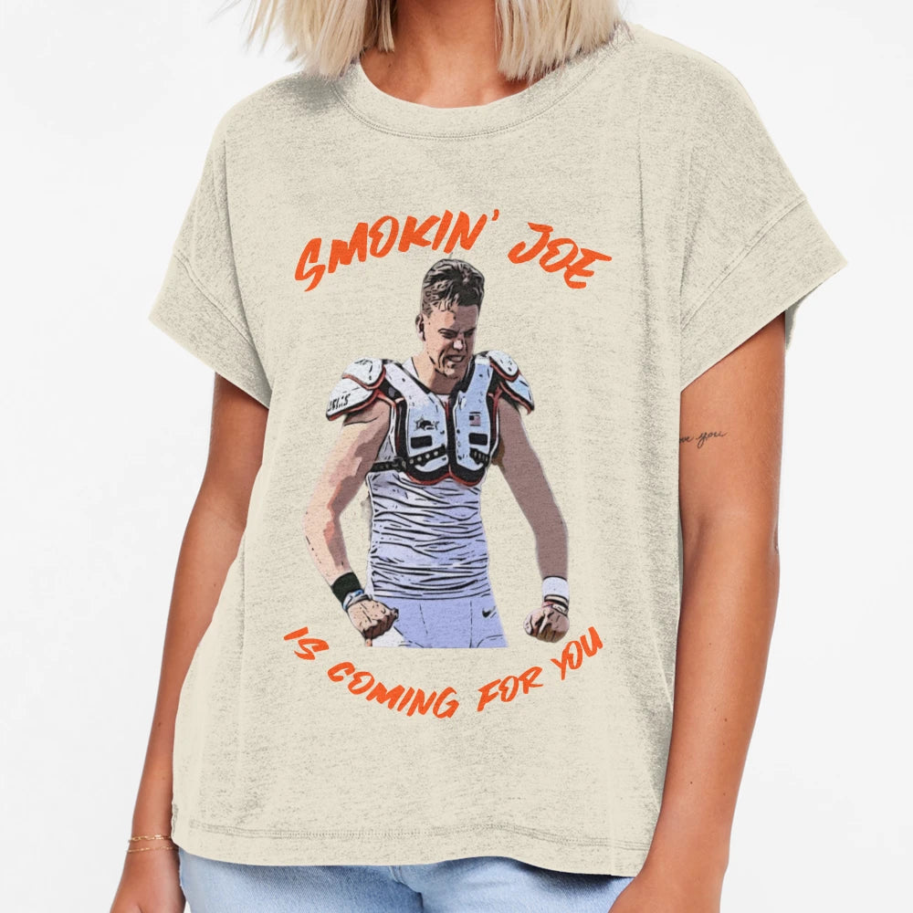 Smokin Joe Is Coming You Aka JB T-Shirt - Streetwear Style for Adults - T-Shirt, Sweatshirt, Hoodie
