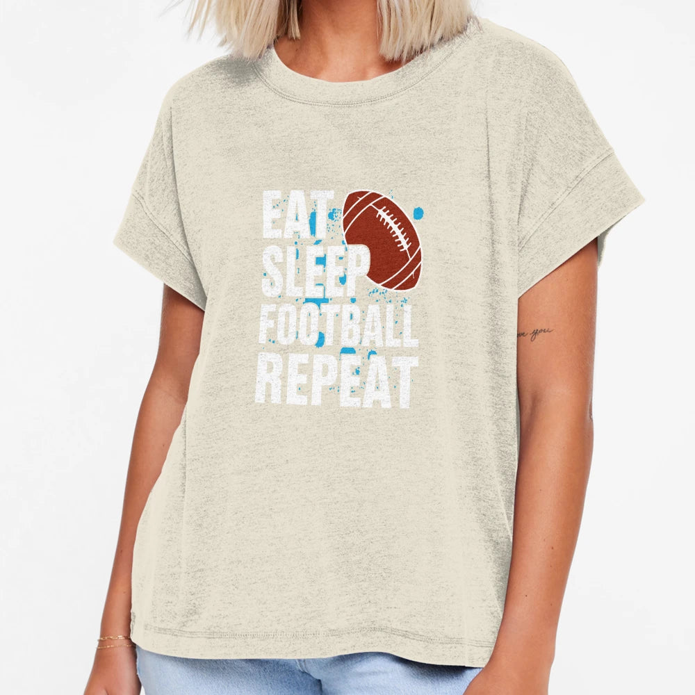 Eat Sleep Football Repeat Our Favorite T-Shirt - Novelty Apparel Men Women - T-Shirt, Sweatshirt, Hoodie