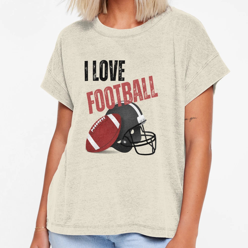I Love Football T-Shirt - Novelty Apparel Men Women - T-Shirt, Sweatshirt, Hoodie