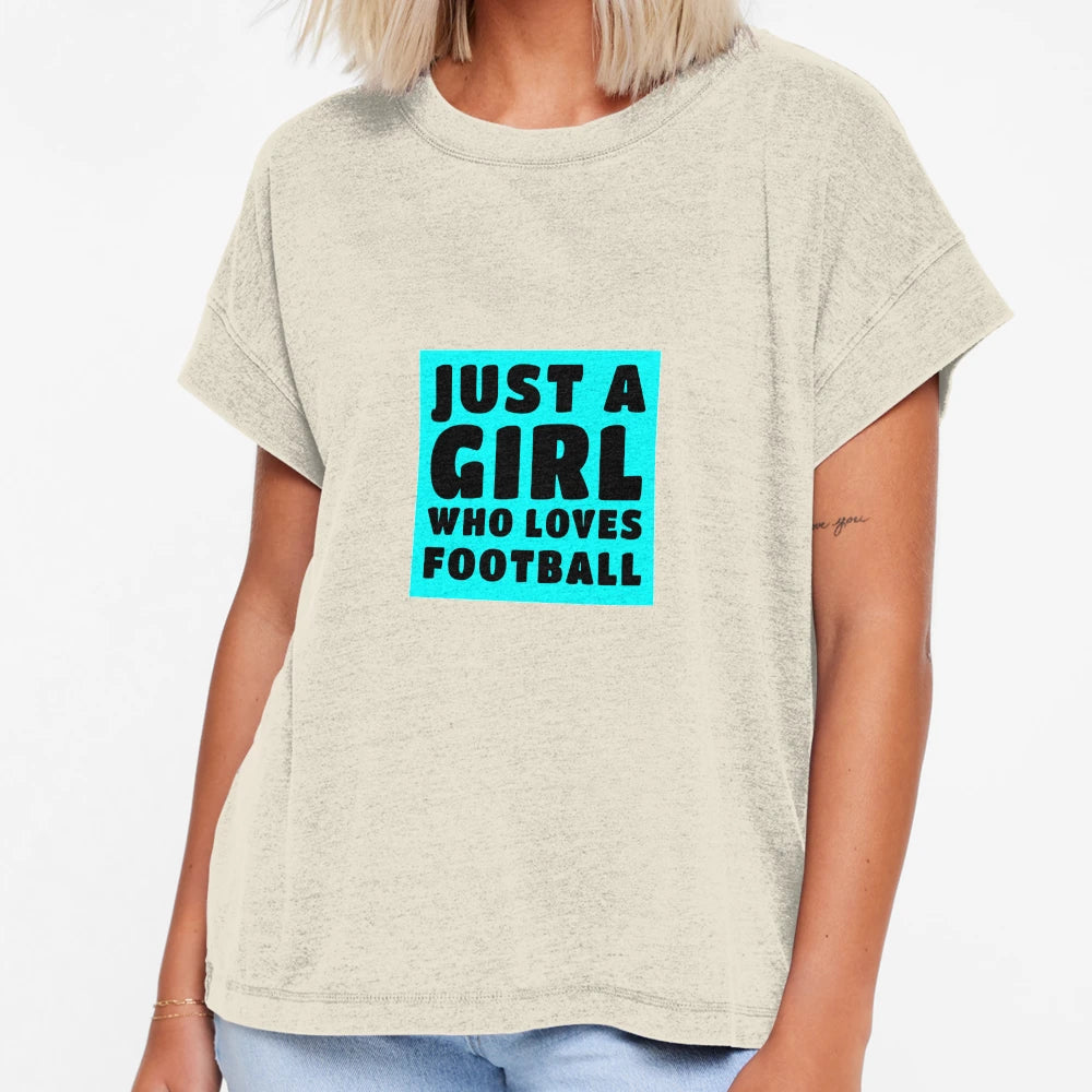Just Who Loves Football T-Shirt - Custom Art Print Unisex - T-Shirt, Sweatshirt, Hoodie