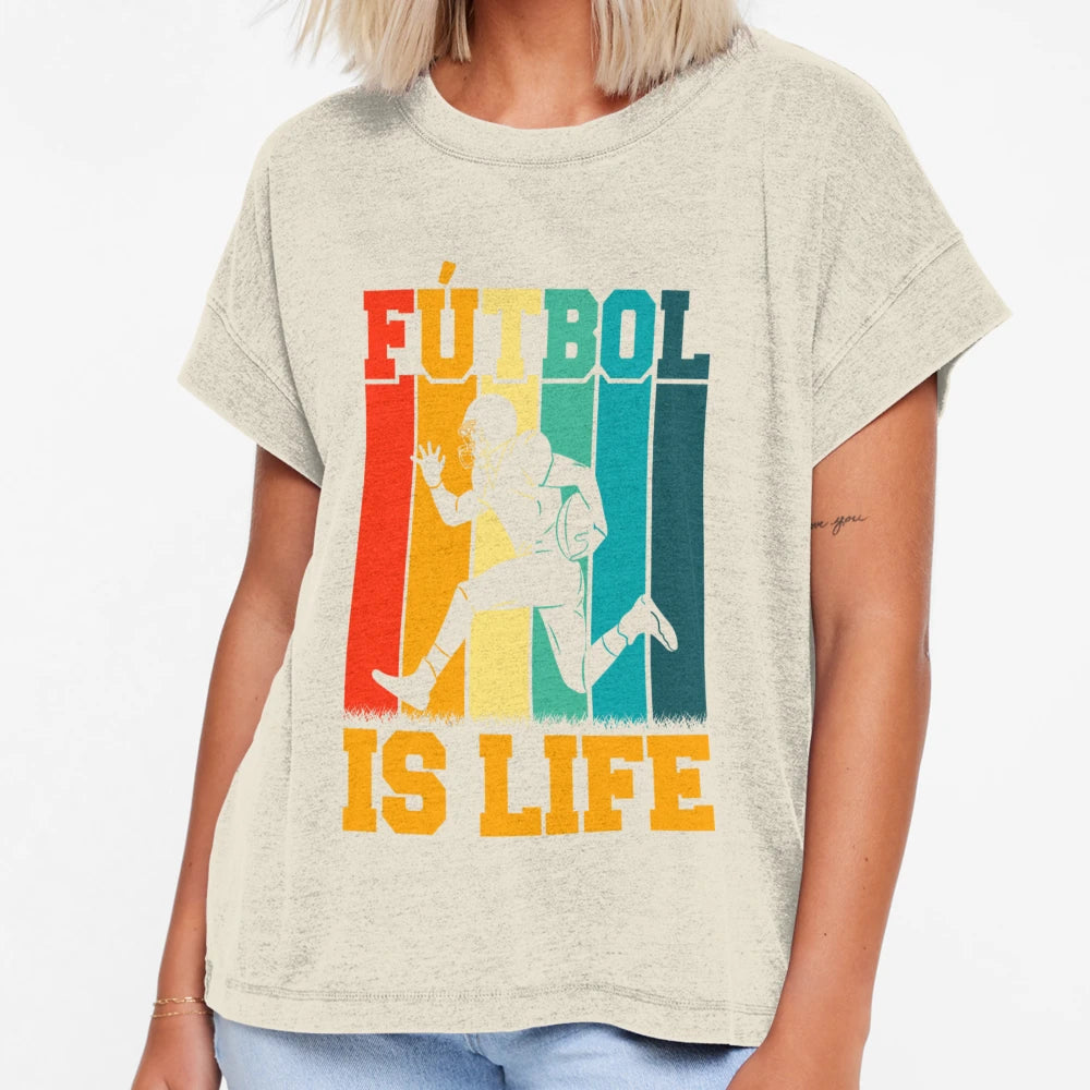 Futbol Is Life T-Shirt - Streetwear Style for Adults - T-Shirt, Sweatshirt, Hoodie