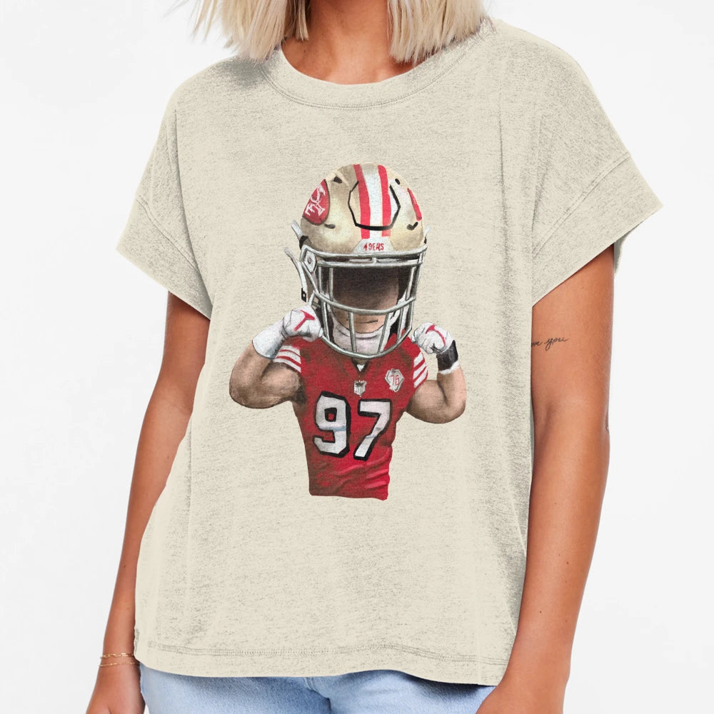 San Francisco 49Ers NB T-Shirt - Custom Art Print Unisex - T-Shirt, Sweatshirt, Hoodie
