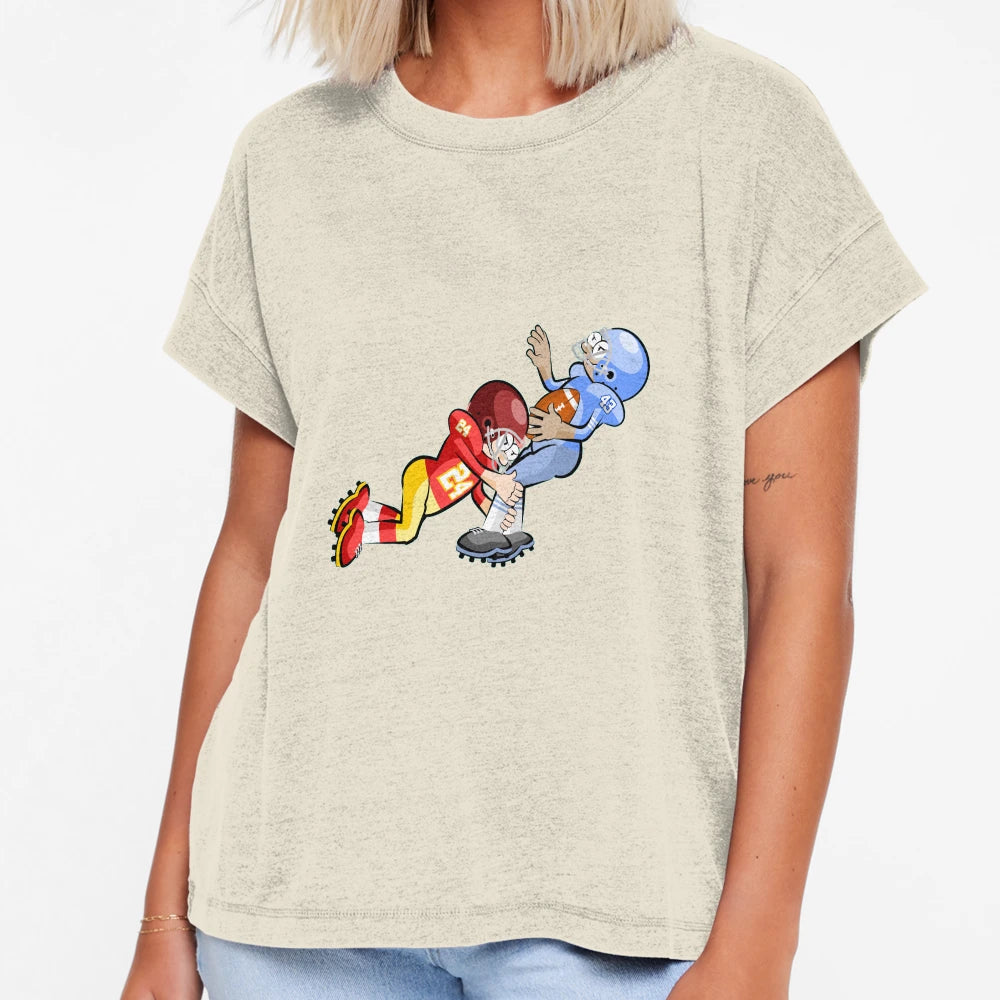 American Football Cartoon 17 41 T-Shirt - Minimalist Print for Adults - T-Shirt, Sweatshirt, Hoodie