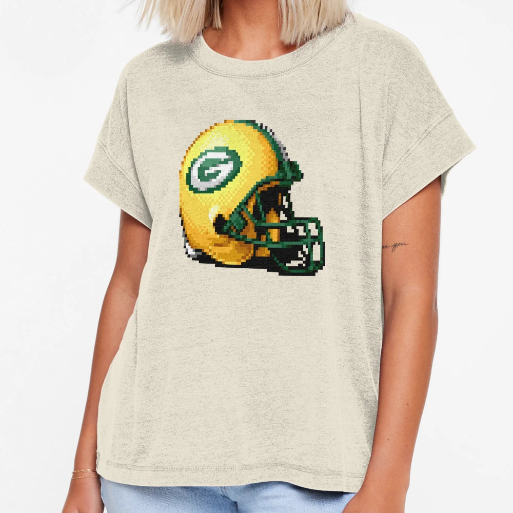 Packers Helmet Sprite T-Shirt - Aesthetic Graphic Men Women - T-Shirt, Sweatshirt, Hoodie